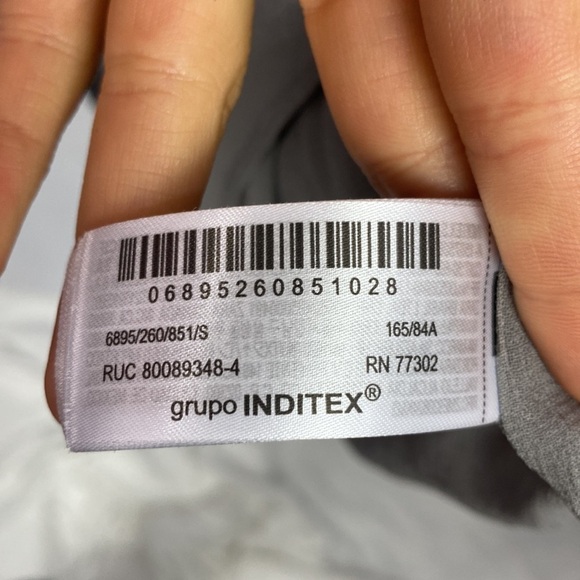 Zara ZW Collection NWT Short Sequinned Dress Silver - Size S - Picture 11 of 15